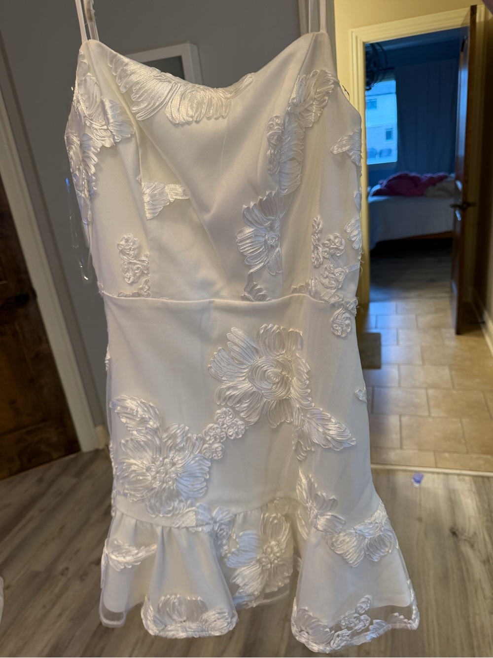 White Floral Altered State Dress